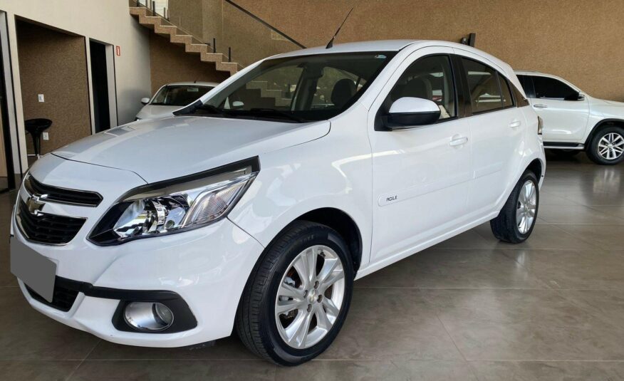 CHEVROLET AGILE 1.4 MPFI LTZ 8V FLEX 4P MANUAL ANO 2014 COR BRANCO