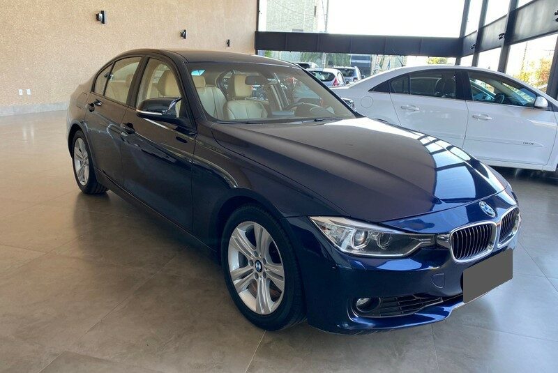 BMW 320I 2.0 16V TURBO ACTIVE FLEX 4P AUTOMÁTICO ANO 2015 COR AZUL