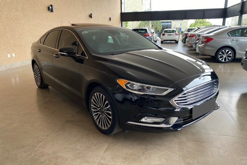 FUSION 2.0 TITANIUM AWD 16V GASOLINA 4P AUTOMÁTICO ANO 2018 COR PRETO